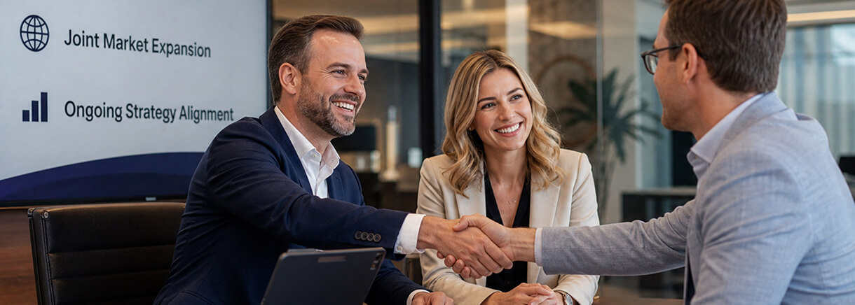 Finlaris and partners scaling business together